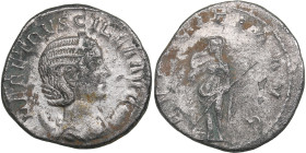 Roman Empire AR Antoninianus - Herennia Etruscilla. Augusta (AD 249-251)
3.73g. 21mm. VF/VF Diademed and draped bust right, HER ETRVSCILLA AVG/ PVDICI...