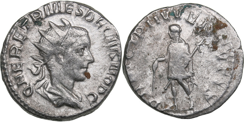 Roman Empire AR Antoninianus - Herennius Etruscus, as Caesar (AD 250-251)
3.70g....