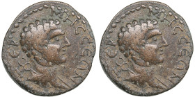 Pisidia, Termessos Ӕ 27mm. Pseudo-autonomous issue, circa 3rd century AD.
13.45g. 27mm. F/VF SNG Paris 2177.