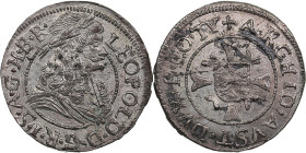 Austria 1 Kreuzer ND - Leopold I (1658-1705)
0.83g. AU/AU Mint luster. Beautiful specimen.