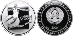 Belarus 20 Roubles 2000 - Olympics - Discus Thrower
31.55g. PROOF