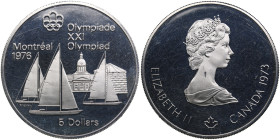 Canada 5 Dollars 1973 - Montreal XXI Olympiad 1976
24.44g. PROOF