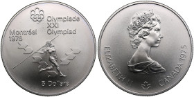 Canada 5 Dollars 1975 - Montreal XXI Olympiad 1976
24.31g. UNC/UNC