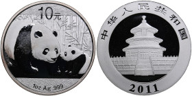 China 10 Yuan 2011 - Panda Series
31.17g. PROOF