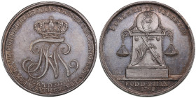 Denmark Medal 1790 - Wedding of Crownprince Frederik
10.83g. 31mm. UNC/UNC Magnificent lustrous specimen.