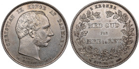 Denmark 2 Kroner 1888 - Christian IX (1863-1906) - 25th Anniversary of Reign
14.99g. AU/UNC Mint luster. Sieg 1 - H 10.