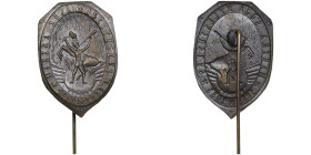 Estonia badge 1933 - In Memory of War Of Mahtra 1858-1933
1.96g. 23x35mm. XF. MAHTRA SÕJA MÄLESTUSEKS 1858-1933.