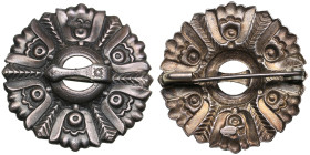Estonia silver 875 brooch
4.10g. 32mm.