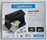 Lighthouse, MULTI-TESTER - 3 in 1
New. Sold as is, no return. Testing device for checking e.g. stamps, bank notes and credit cards, Powerful lamp, tes...