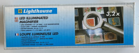 Lighthouse, LED illuminated Magnifier
New, 3.2x magnification, Lens diam. 37mm. Sold as is, no return.