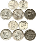 Italy 1 - 10 Lire (1913-1929) Vittorio Emanuele III (1900-1946). Obverse: Head of King Vittorio Emanuele III facing. Female draped seated figure facin...