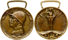 Italy Medal (1915-1918) War for the unification of Italy. Bronze. Weight approx: 16.36 g. Diameter: 38x32 mm
