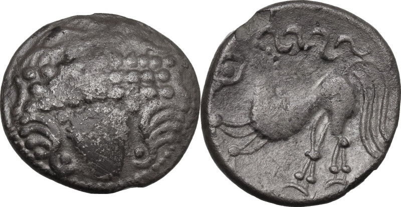 Celtic World. Celtic, Central Europe. Noricum. AR Tetradrachm. Type 'Frontalgesi...
