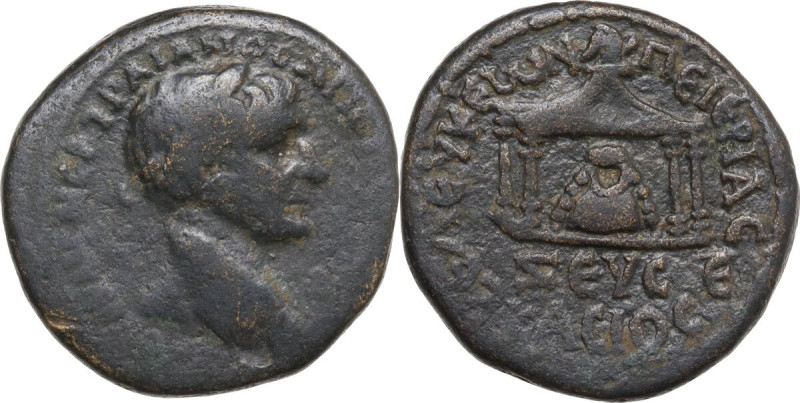 Trajan (98-117). AE 25 mm, Seleucia Pieria mint (Seleucis and Pieria, Syria). Ob...