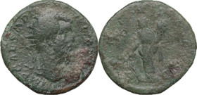Didius Julianus (193 AD). AE Dupondius. Obv. Radiate head right. Rev. Fortuna standing left, holding rudder and cornucopiae. RIC IV 12. AE. 8.90 g. 24...