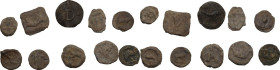 Leads from Ancient World. Multiple lot of ten (10) PB Roman Tesserae. PB.