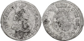 Austria. Karl III Joseph, Duke of Lotharingia (1695-1711). AR Kreuzer, Olmütz mint, 1704. KM 337.2. AR. 0.80 g. 16.00 mm. Partly dark deposits. Good V...
