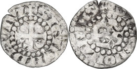 France. Herbert I (1015-1036). AR Deniers, Province Maine. PdA 1553. AR. 0.90 g. 18.50 mm. About VF.