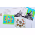 San Marino. Official Euro mint set 2022 'Giornata internazionale della montagna': 5€, 2€, 1€, 50 cent, 20 cent, 10 cent, 5 cent, 2 cent, 1 cent.