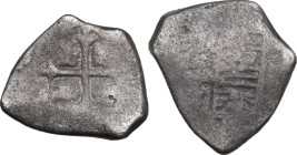 Spain. AR 4 Reales, 17th century. AR. 6.10 g. 23.00 mm. F.