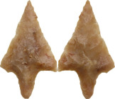 Stone harrow-head. Neolithic. 26 x 16 mm.