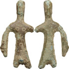 AE fragment of 'Ombra della sera'. Central Italy, Umbria, 4th-3rd century BC. Height 34 mm.