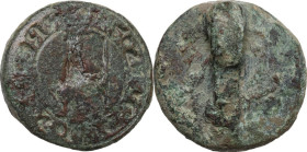Bronze seal. Medieval, XIII-XIV century. 22 mm.