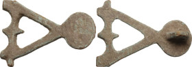 Bronze buckle. Late roman to early middle age. 36 x 25 mm.