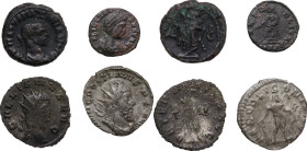 The Roman Empire. Multiple lot of five (5) BI/AE coins. BI/AE.