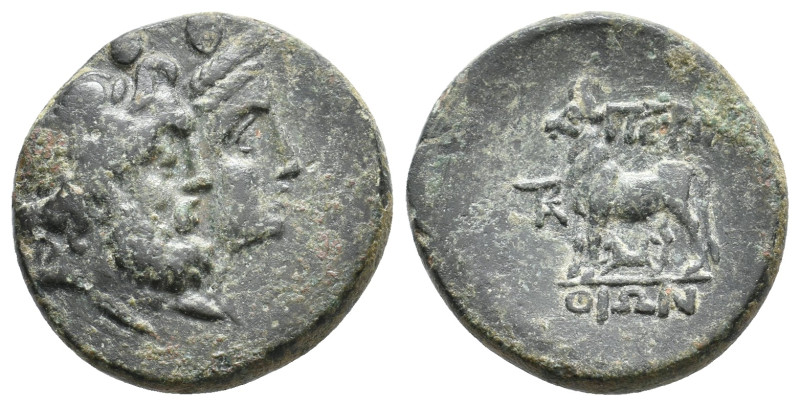 THRACE. Perinthos. (Mid 3rd-early 2nd centuries BC). Ae.
Obv: Jugate heads of S...