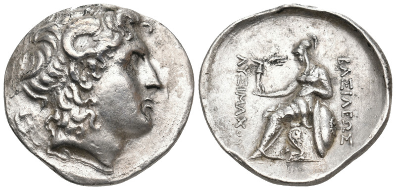 KINGS OF THRACE (Macedonian). Lysimachos (305-281 BC). AR Tetradrachm. Uncertain...