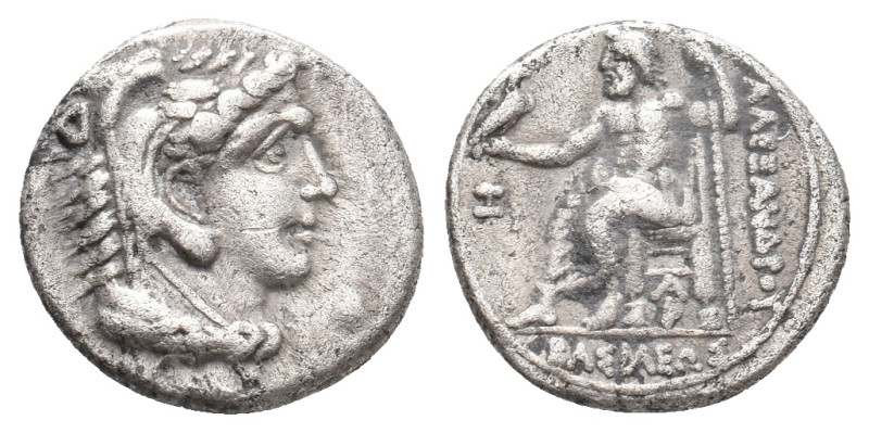KINGS OF MACEDON. Alexander III 'the Great' (336-323 BC). AR Hemidrachm. Arados....
