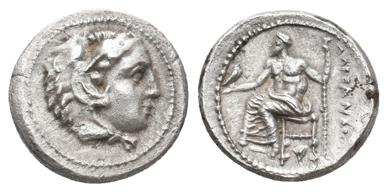 KINGS OF MACEDON. Alexander III 'the Great' (336-323 BC). AR Hemidrachm. Sardes....