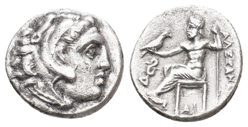 KINGS OF MACEDON. Alexander III 'the Great', (336-323 BC). AR Drachm. Struck und...