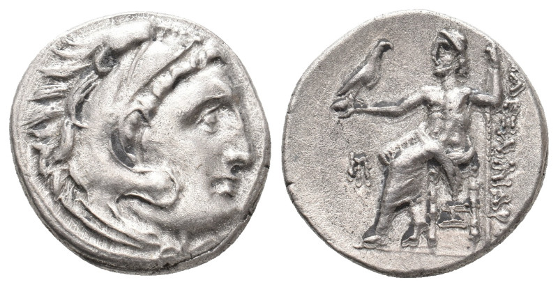 KINGS OF MACEDON. Alexander III 'the Great' (336-323 BC). AR Drachm. Miletos. St...
