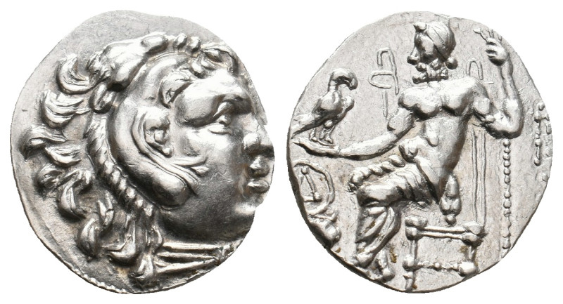 KINGS OF MACEDON. Alexander III 'the Great' (336-323 BC). AR Drachm.Uncertain mi...
