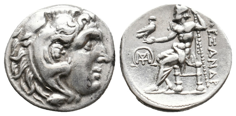 KINGS OF MACEDON. Alexander III 'the Great' (336-323 BC). AR Drachm. Mylasa.
Ob...