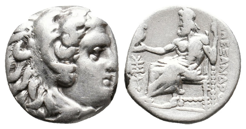 KINGS OF MACEDON. Alexander III 'the Great' (336-323 BC). AR Drachm. Sardes(?)....