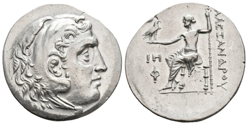 KINGS of MACEDON. Alexander III. (336-323 BC). AR Tetradrachm. Phaselis mint. Da...