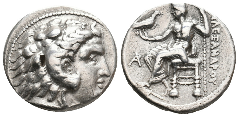 KINGS OF MACEDON. Alexander III 'the Great' (336-323 BC). AR, Tetradrachm. Arado...