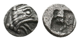 IONIA. Teos. (Circa 500-475 BC). AR Tetartemorion.
Obv: Head of griffin right.
Rev: Quadripartite incuse square.
Klein 451.
Condition: VF.
Weight...