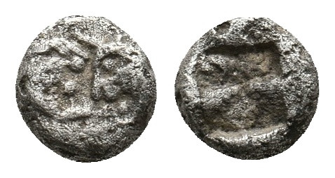 KINGS OF LYDIA. Sardes. Kroisos (Circa 564/53-550/39 BC). AR 1/24 Stater.
Obv: ...