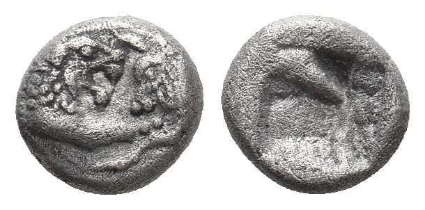 KINGS OF LYDIA. Sardes. Kroisos (Circa 564/53-550/39 BC). AR 1/12 Stater.
Obv: ...