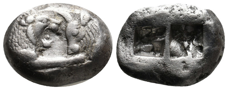 KINGS OF LYDIA. Kroisos (Circa 564/53-550/39 BC). Double Siglos or Stater. Sarde...