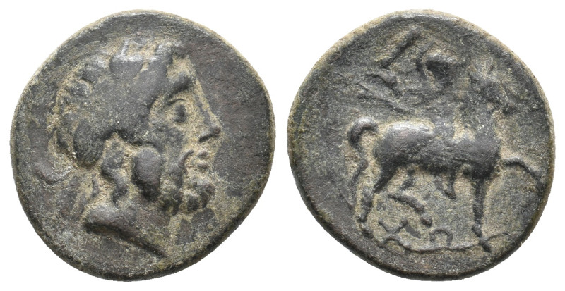 LYCIA. Choma (1st Century BC) Ae.
Obv:Laureate head of Zeus right.
Rev: ΧΩ
Ri...