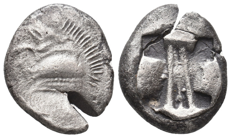 DYNASTS OF LYCIA. Uncertain Dynast (Circa 500-480 BC). AR Stater.
Obv: Forepart...