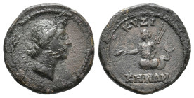 MYSIA, Cyzicus. Pseudo-autonomous issue. Time of Commodus, circa 180-186 AD.
Obv: KYZIKOC.
Diademed head of the eponymous hero Kyzikos to right.
Re...