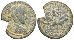 PHRYGIA, Eumeneia. Philip I, 244-249 AD. AE.
Obv: [ΑΥ]Τ Κ ΙΟΥ ΦΙΛΙΠΠΟϹ ΑΥΓ.
Laureate, draped and cuirassed bust of Philip I, right.
Rev: [ƐΠ] Φ ΦΙΛ...