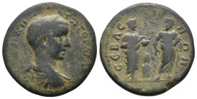 PHRYGIA, Sebaste. Gordian III, 238-244 AD. AE.
Obv: [AVT K M] ANTΩ ΓΟΡΔΙΑΝΟC.
Laureate, draped and cuirassed bust of Gordian, right.
Rev: CЄBAC[TH]...