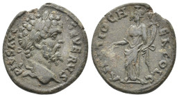 PISIDIA, Antiochia. Septimius Severus, 193-211 AD. AE.
Obv: PIVS AVG SEVERVS.
Laureate head of Septimius Severus, right.
Rev. ANTIOCH-E GEN COL C....